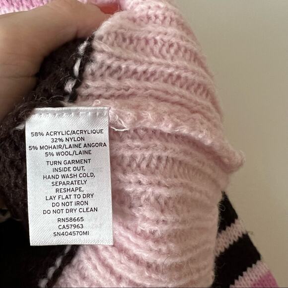 Something Navy Striped Crewneck Sweater - Picture 5 of 6